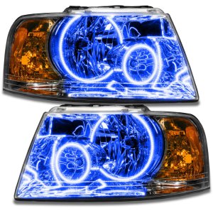 Ford Expedition Headlight Assemblies - ORACLE Lighting - ColorSHIFT w/ 2.0 Controller - Chrome - `03-`06 Ford Expedition Headlight Assemblies - ORACLE Lighting - ColorSHIFT w/ 2.0 Controller - Chrome - `03-`06